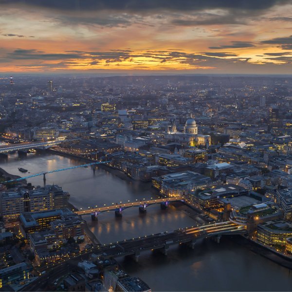 Central London Evening View-2