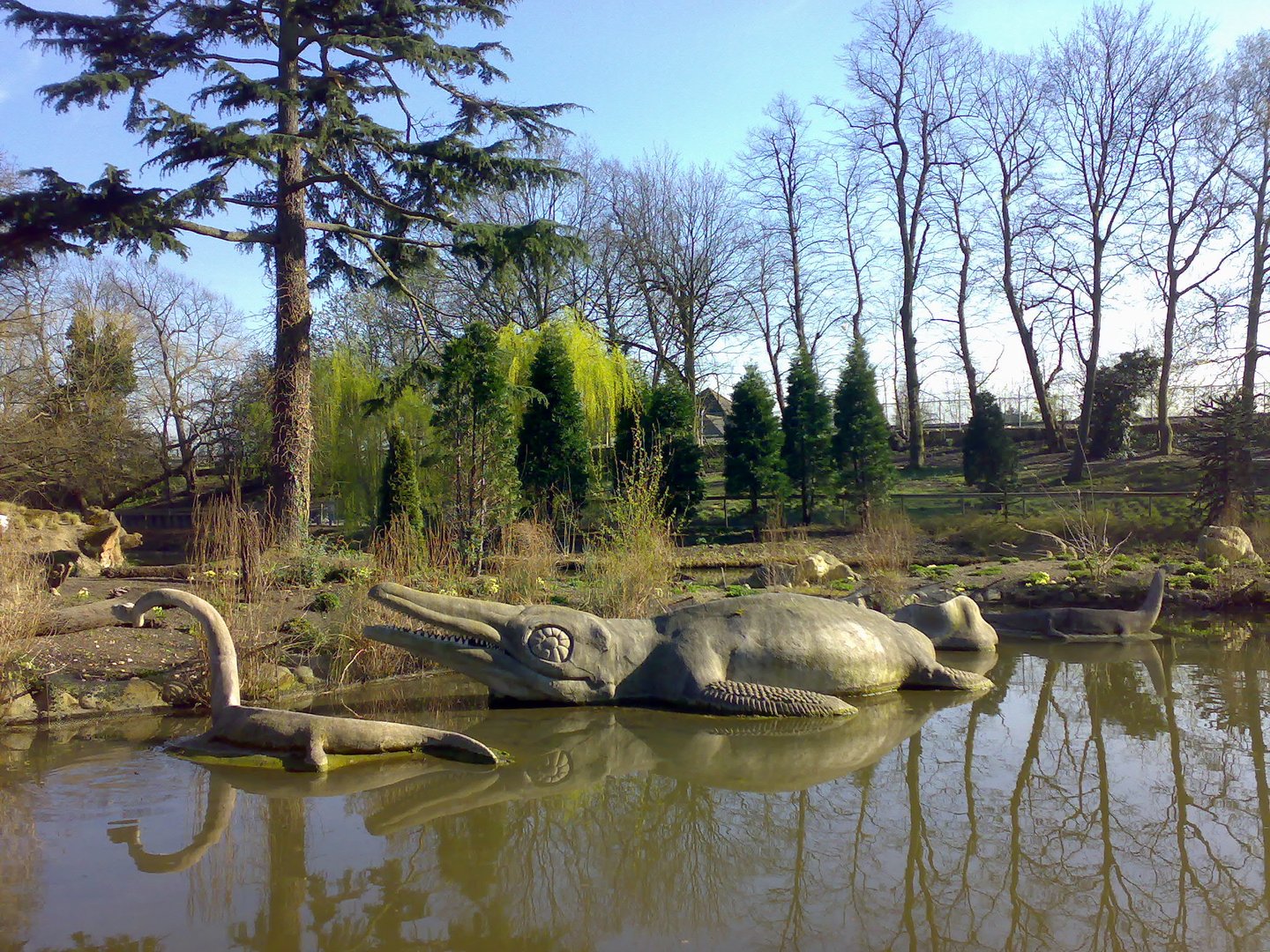 Crystal Palace Park Dinosaurs - London, United Kingdom