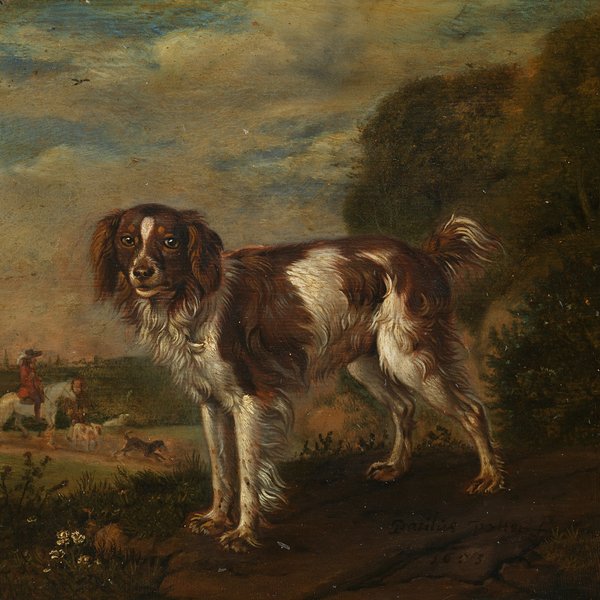 Dog Painting Renaissance