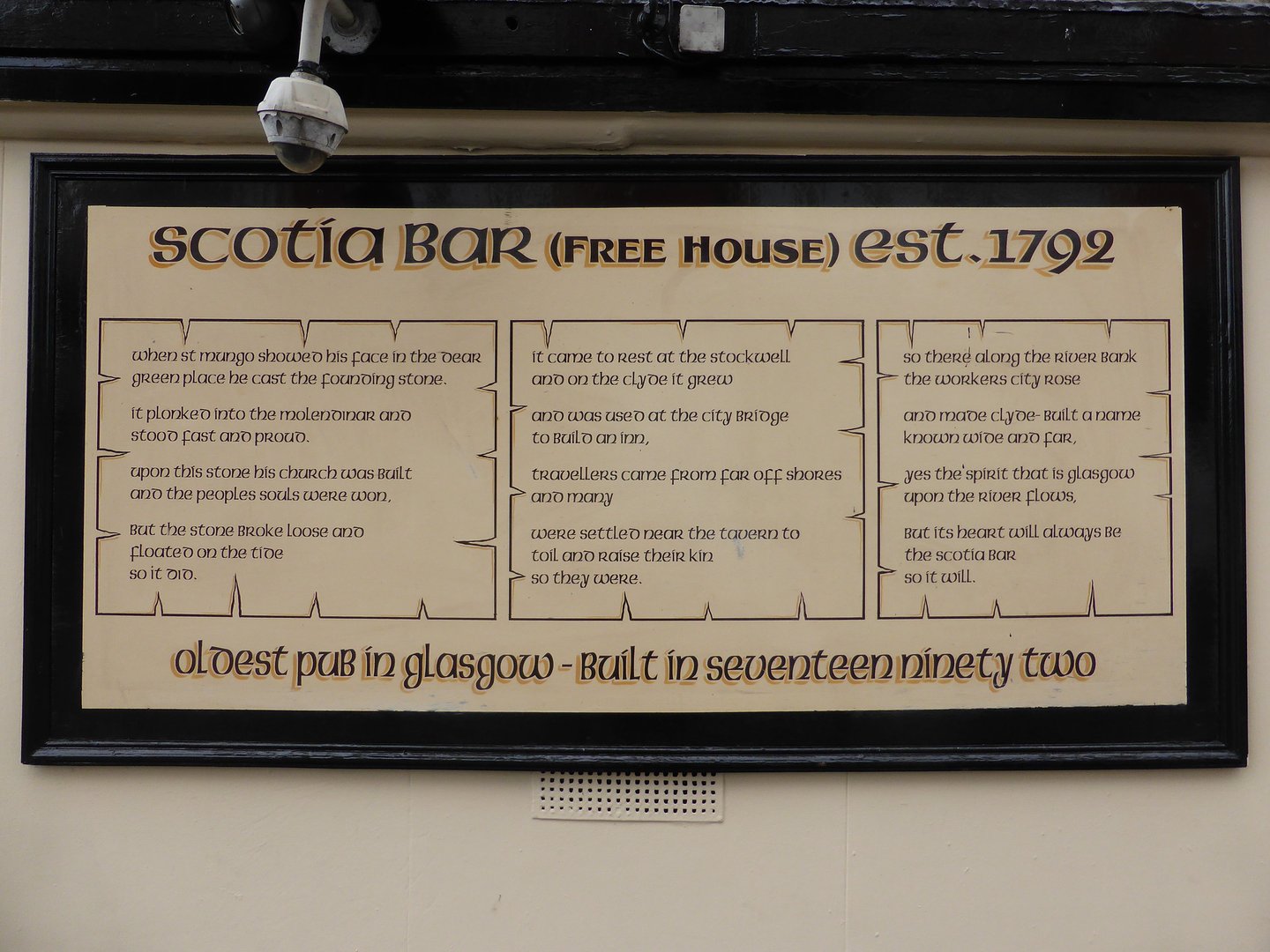 The Scotia Bar The Oldest Pub in Glasgow CityDays