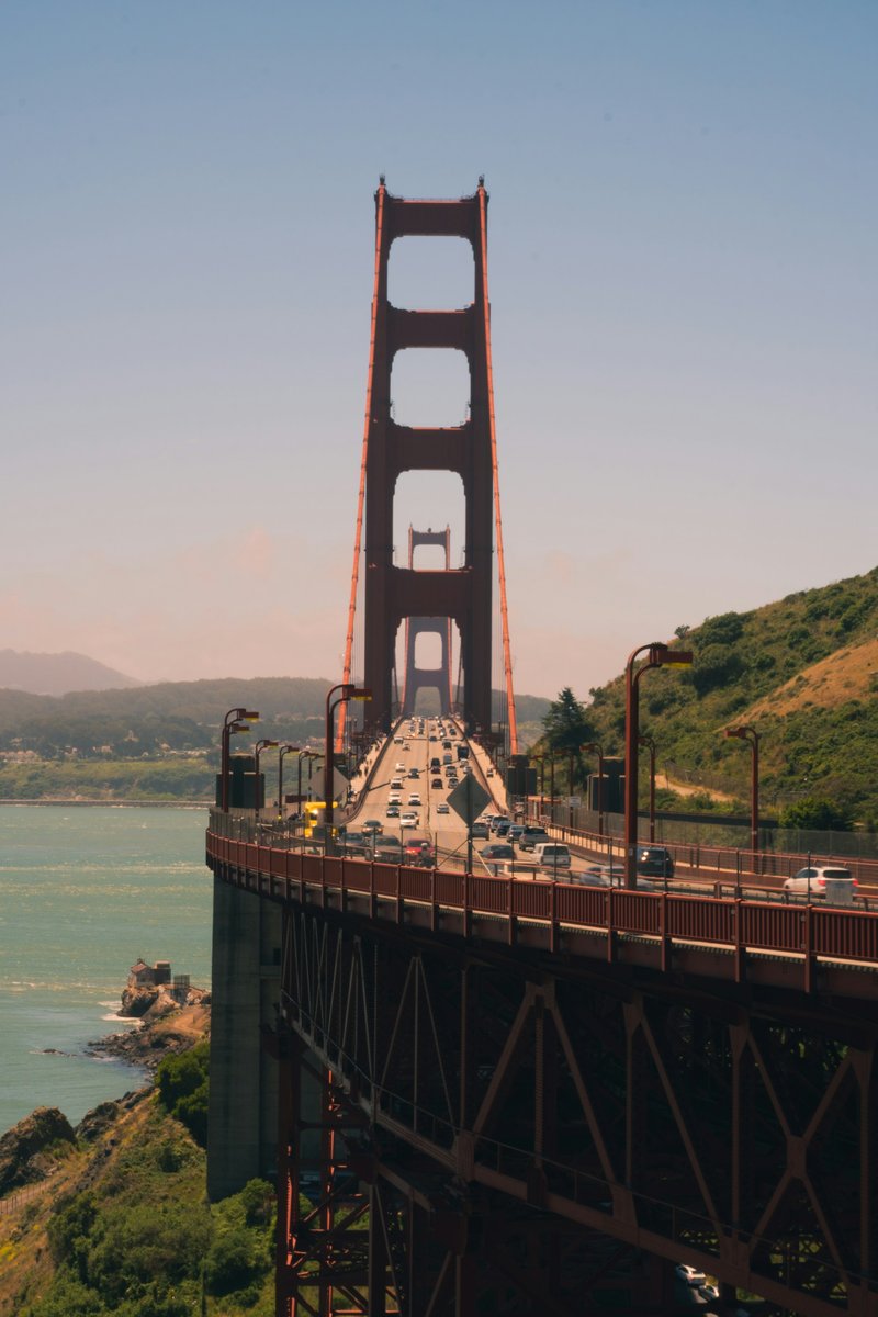 bridge with cars on in san francisco